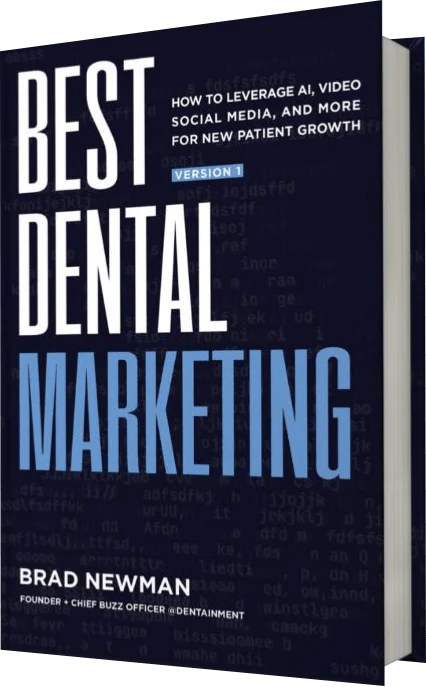 the Best Dental Marketing book cover design by Dentainment